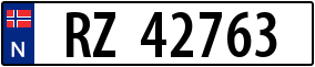 Truck License Plate